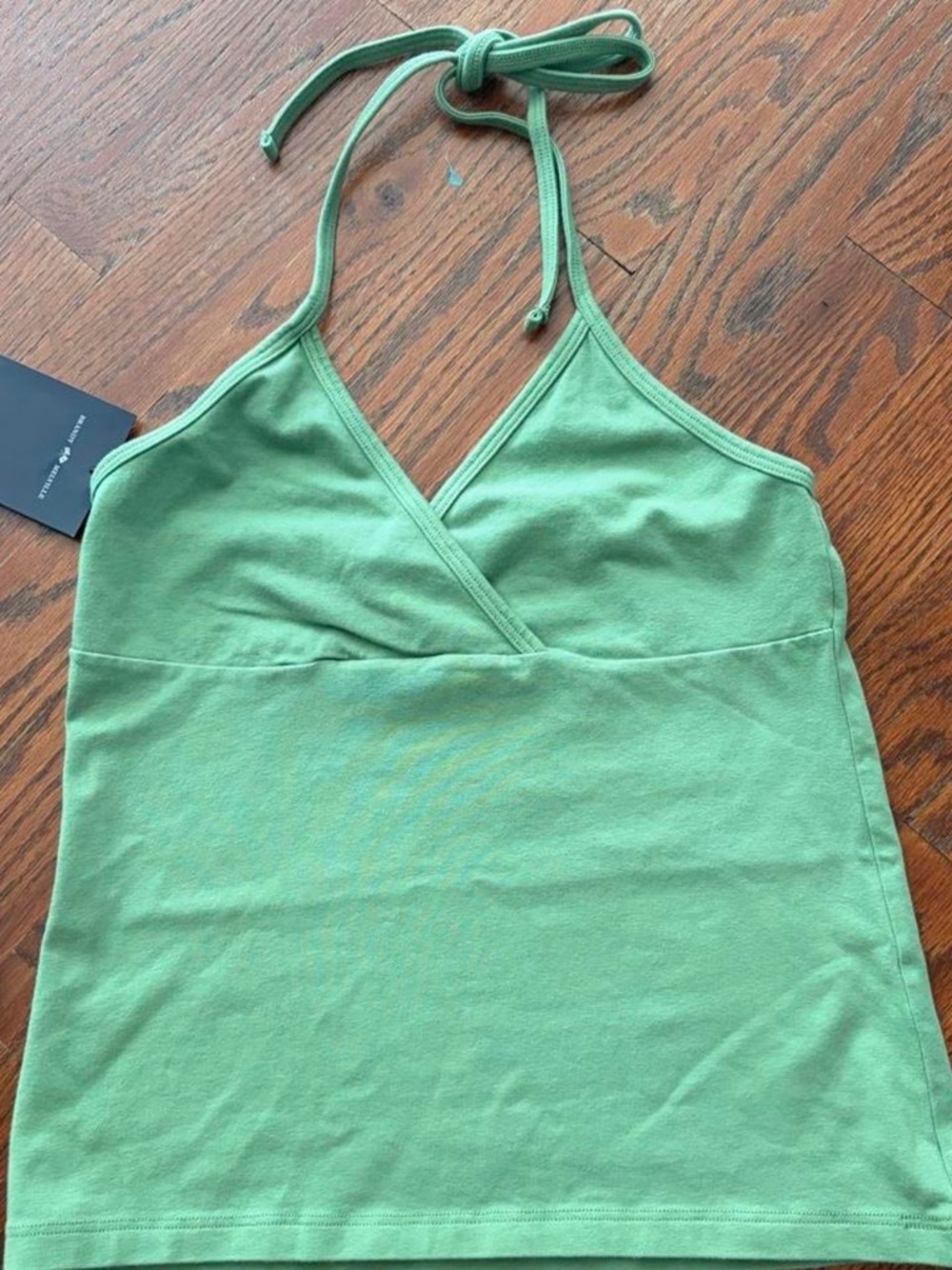NWT Brandy Melville Viral Matcha Halter Neck Top One Size